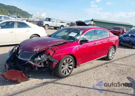 2013 Lincoln Mks z USA, uszkodzony, nr VIN 1LNHL9EK3DG610718